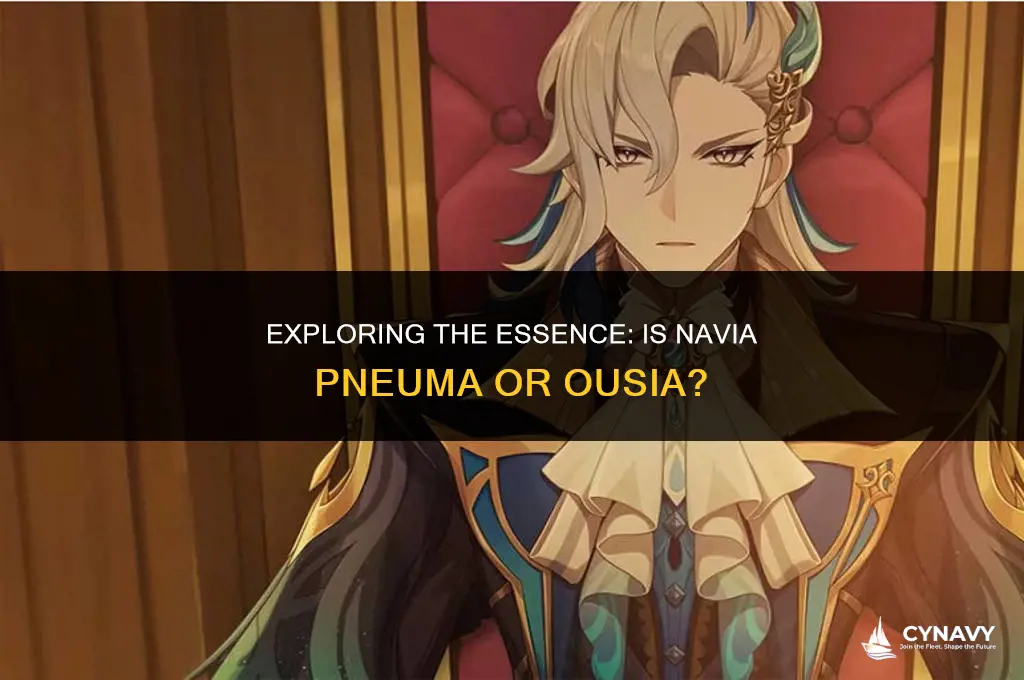 is navia pneuma or ousia