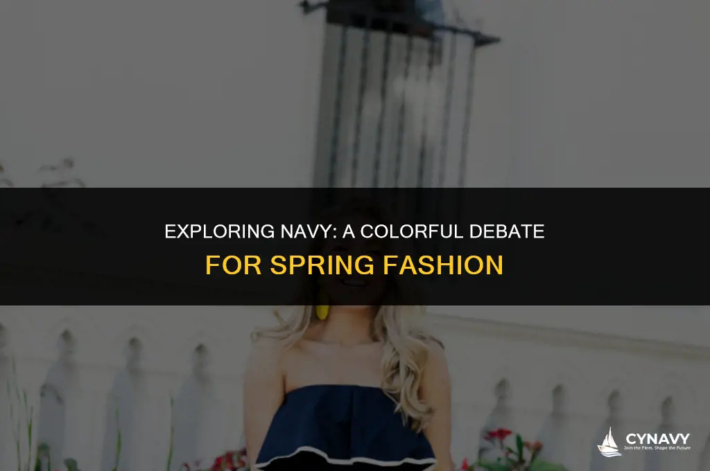 is navy a color me mine spring color