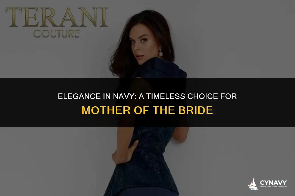 is navy a good color for mother of the bride