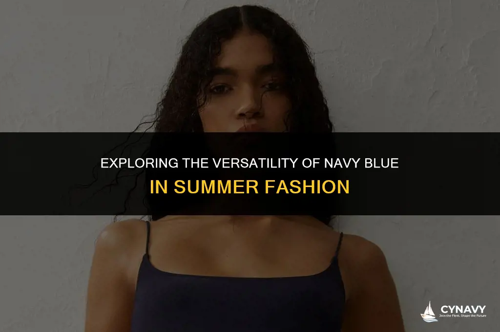 is navy a summer color