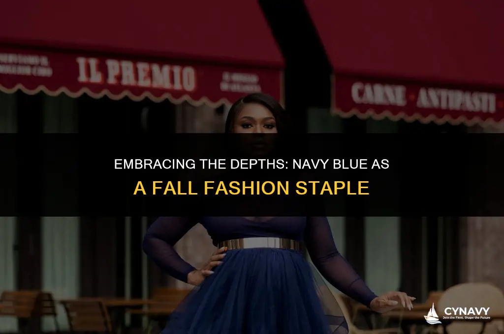 is navy blue a fall color