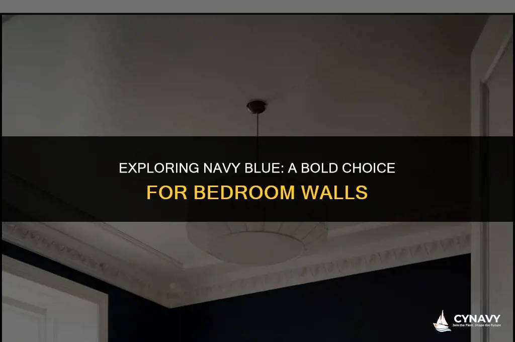 is navy blue a good bedroom color