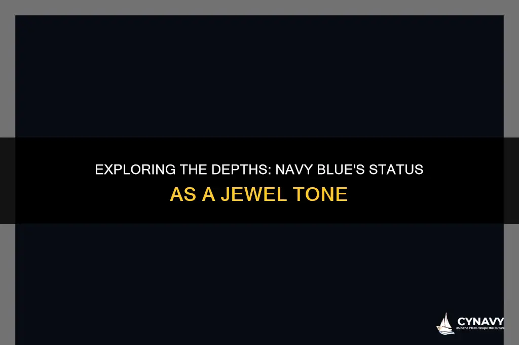 is navy blue a jewel color