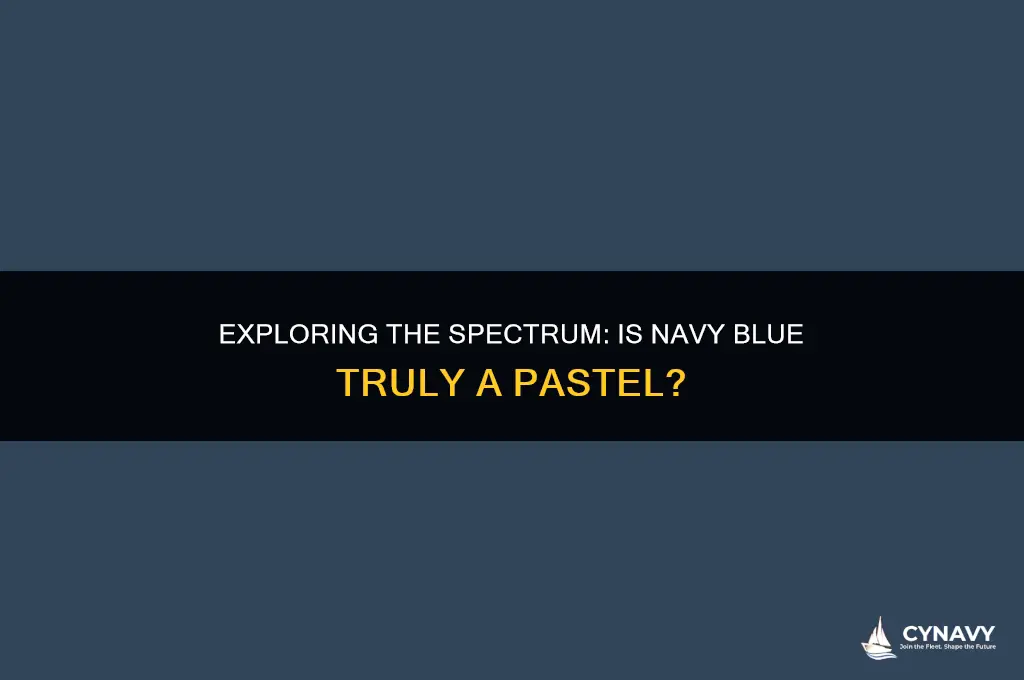 is navy blue a pastel color