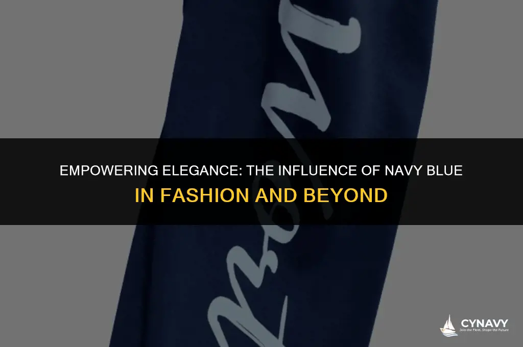 is navy blue a power color