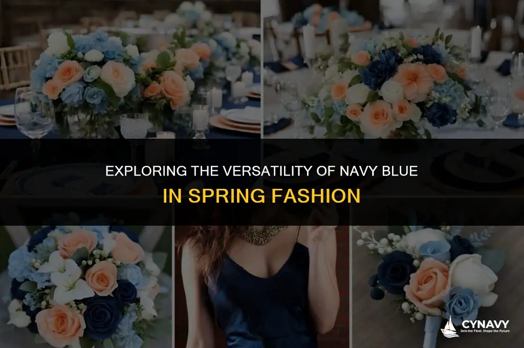 is navy blue a spring color