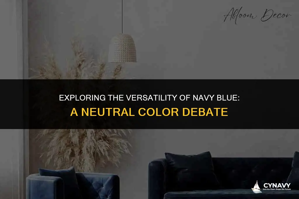 is navy blue considered a neutral color