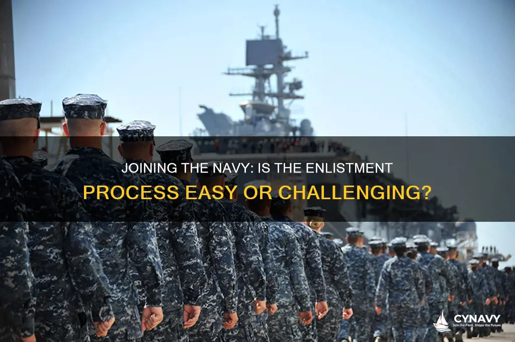is navy easy to get into