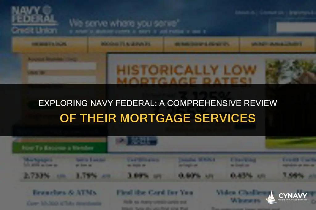 is navy federal a good mortgage lender