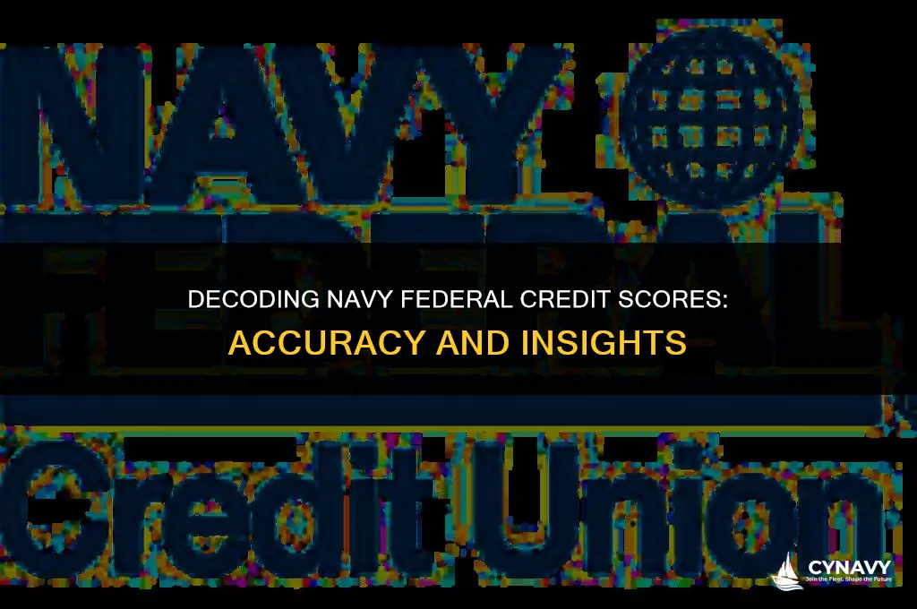 is navy federal credit score accurate