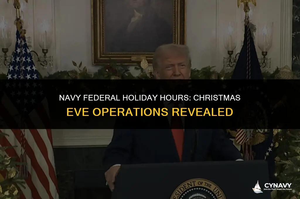 is navy federal open on christmas eve