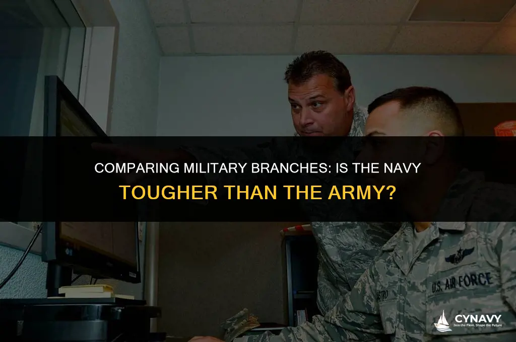 is navy tougher than the army