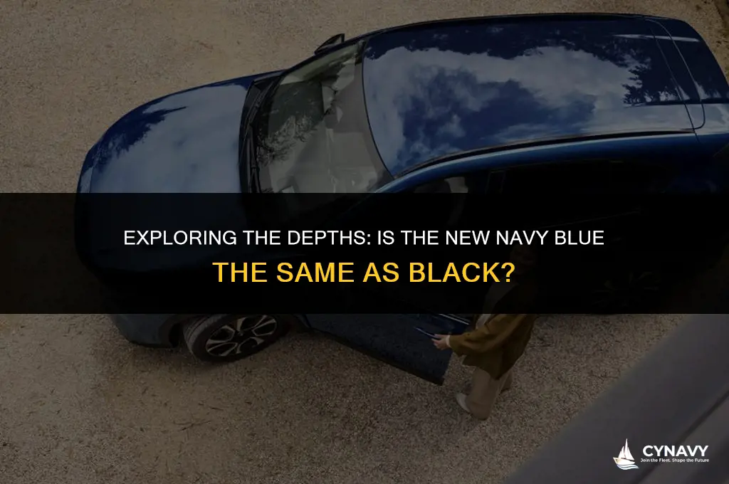is new navy same color as black