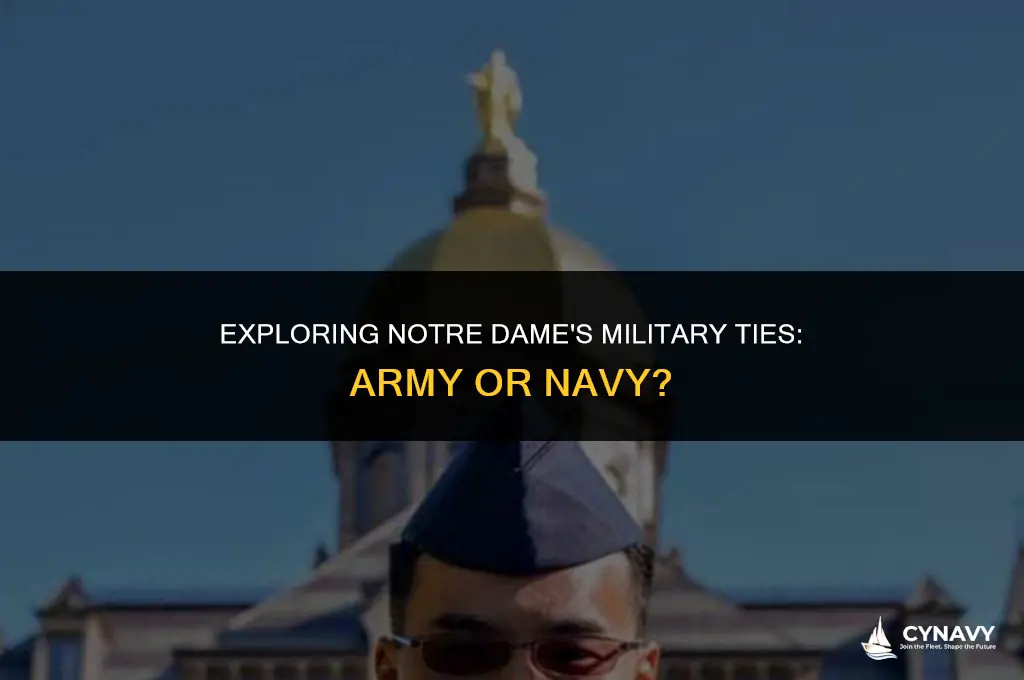 is notre dame army or navy