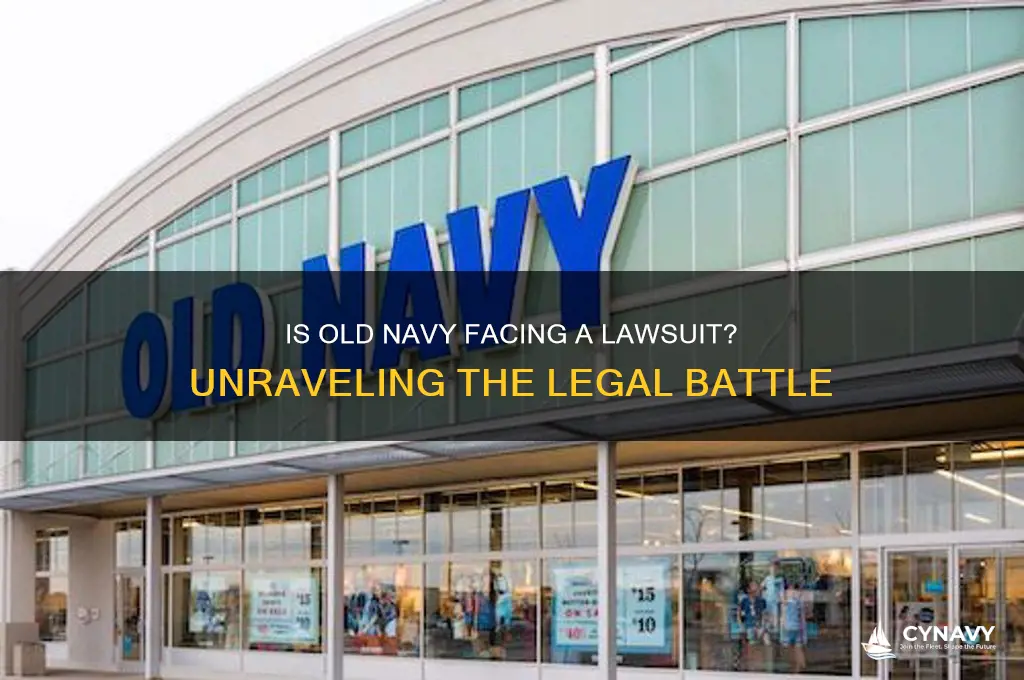 is old navy getting sued