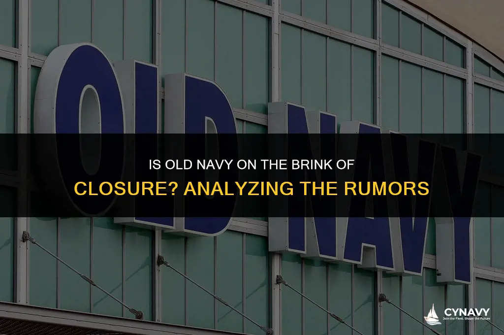 is old navy going out of business