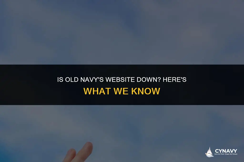 is old navy site down