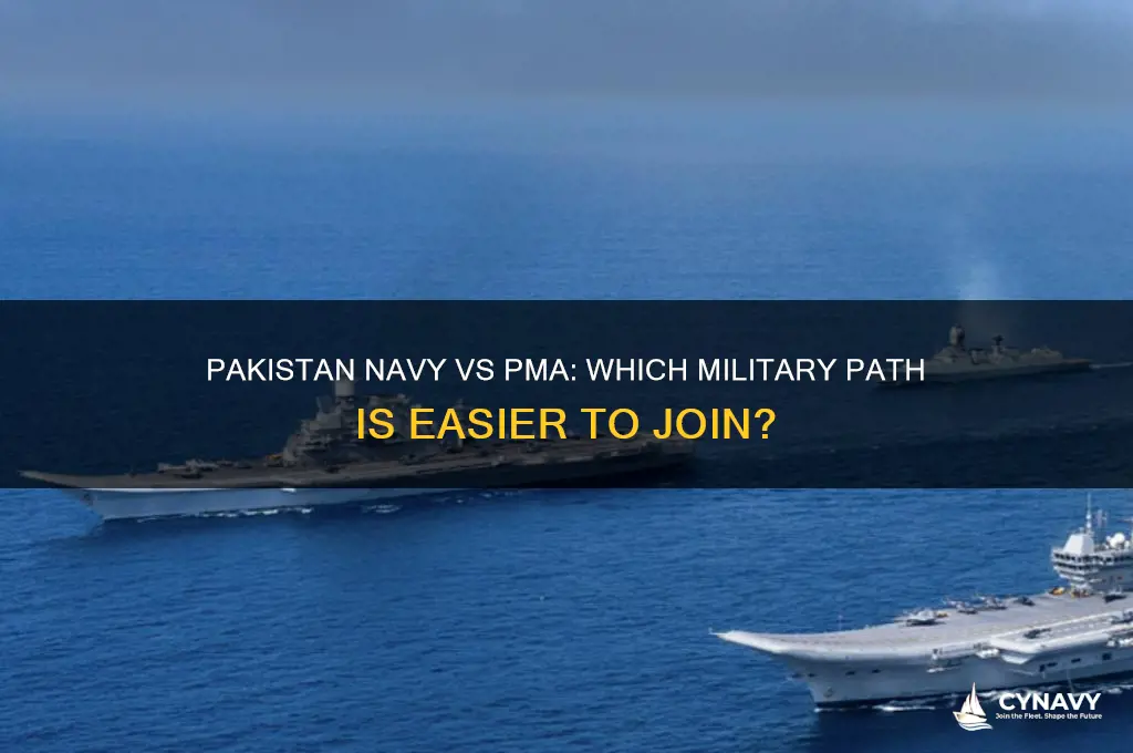 is pakistan navy easier to get into than pma