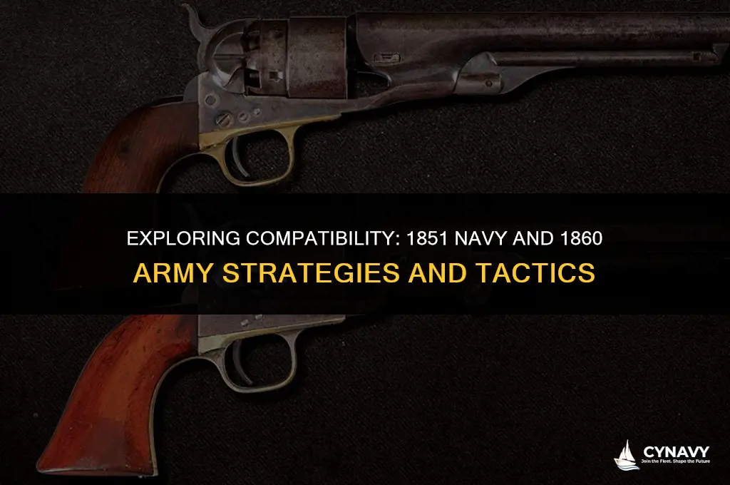 is the 1851 navy and 1860 army compatible