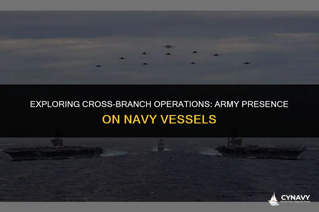 is the army ever on a navy ship