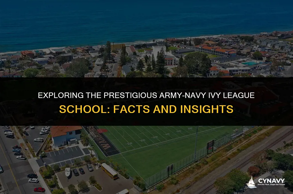 is the army navy ivy league school