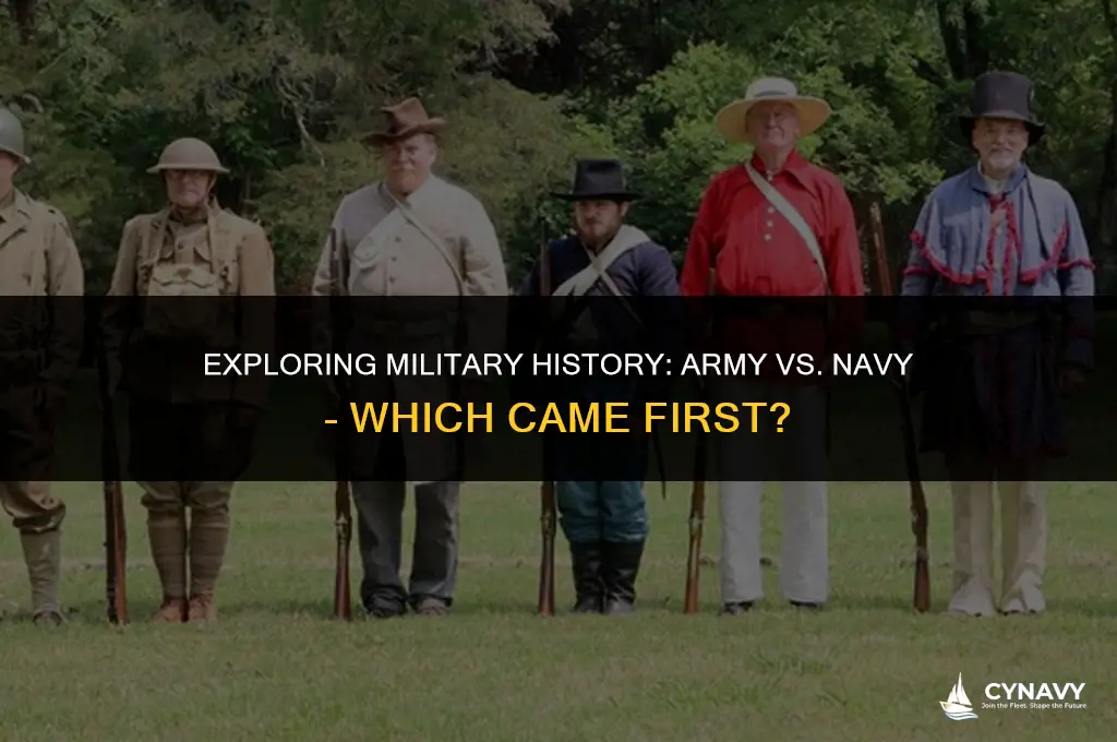 is the army older than the navy