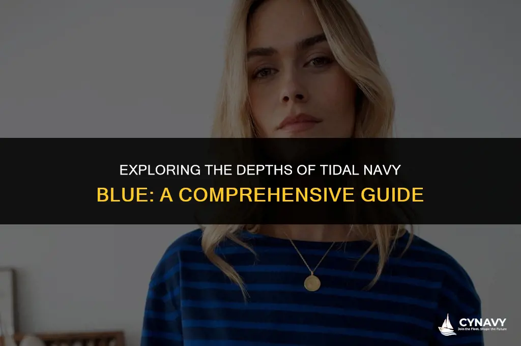 is the color tidal navy blue