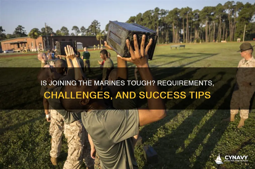 is the marines hard to get into