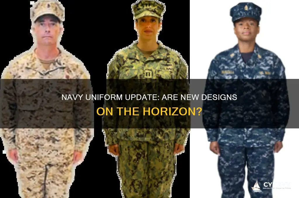 is the navy getting new uniforms