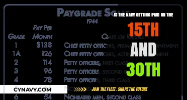 Navy Pay Schedule: Understanding the 15th and 30th Payment Dates