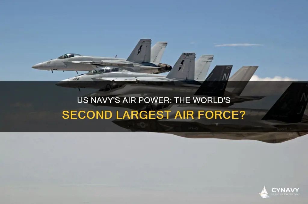 is the us navy the second largest air force