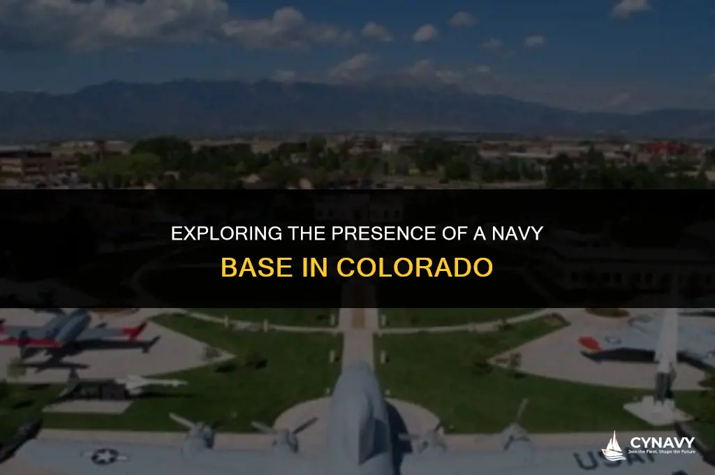 is there a navy base in colorado