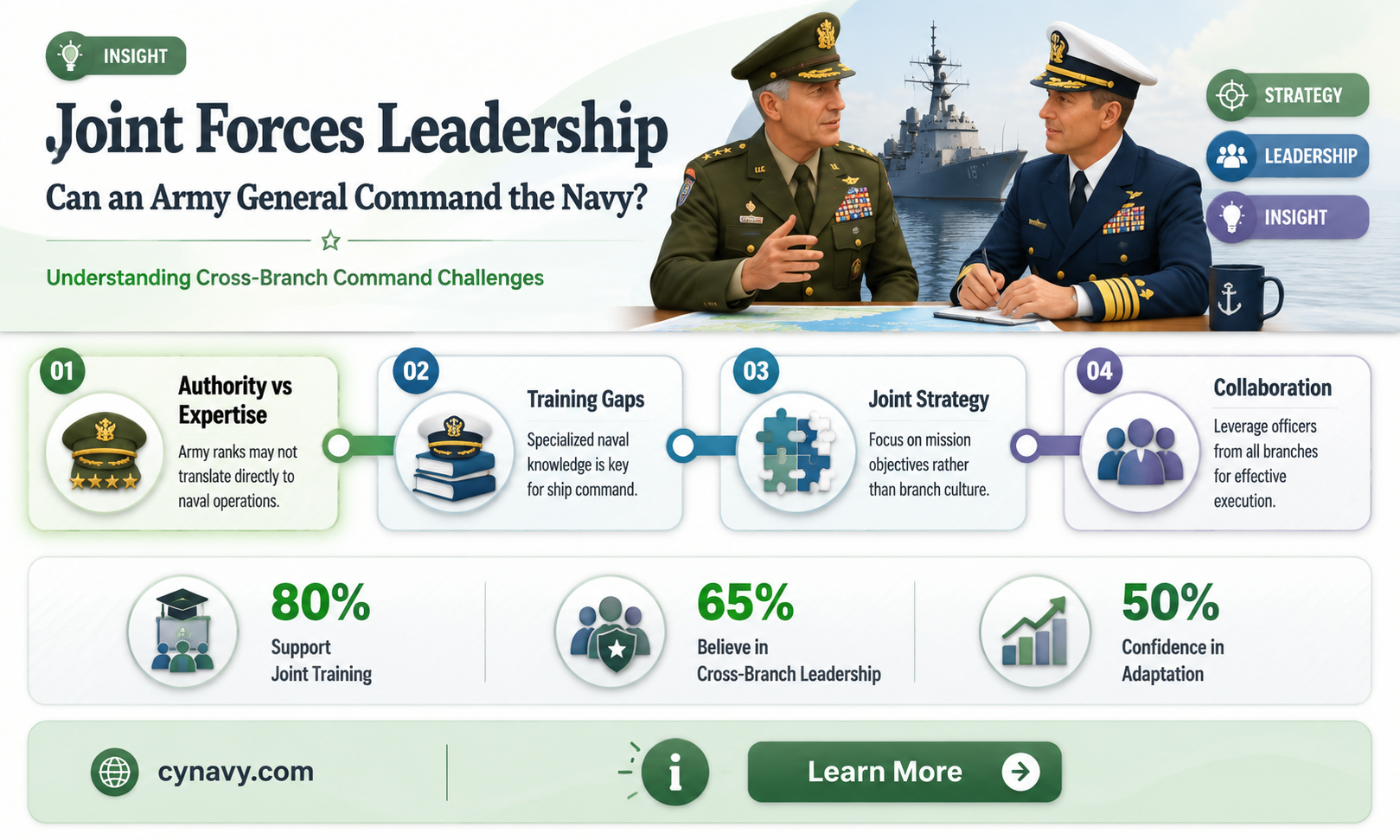 can army general command navy