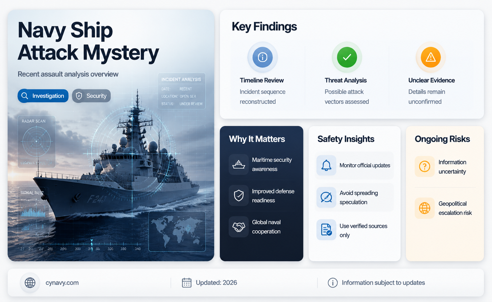 did a navy ship get attacked