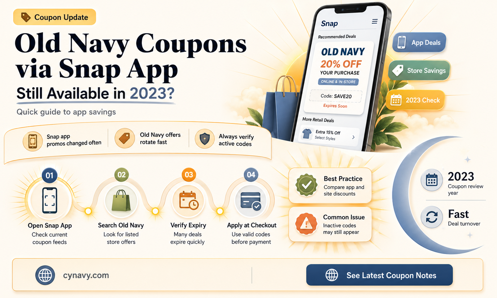 can yoh still get old navy coupons with snap appy