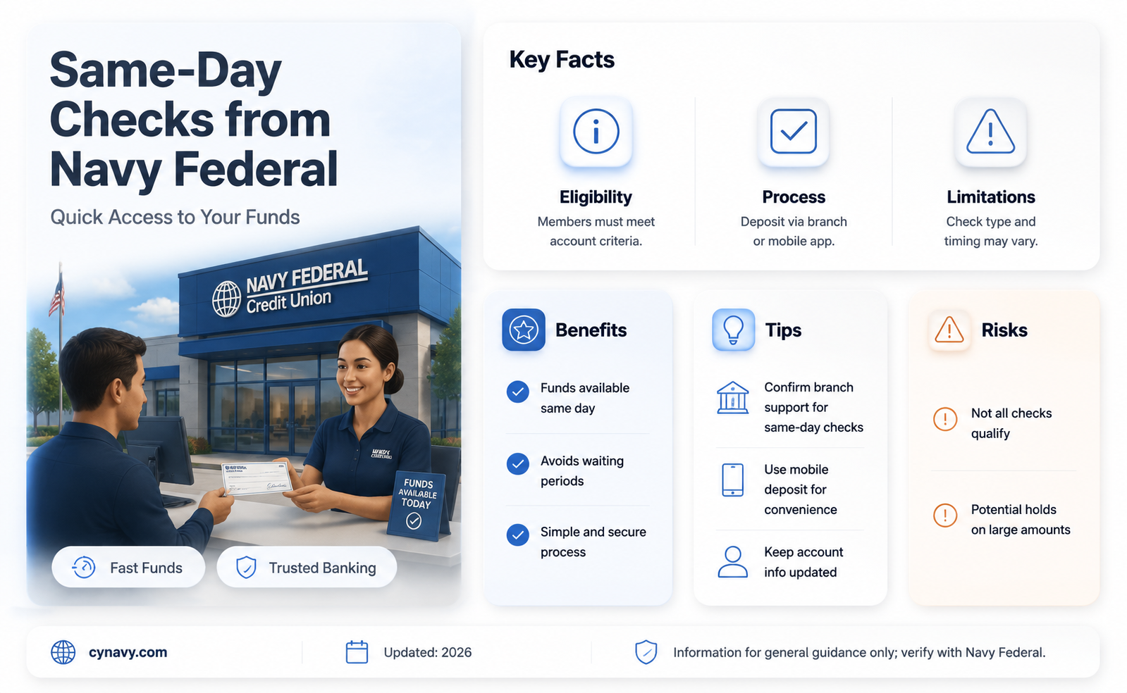 can i get checks the same day from navy federal