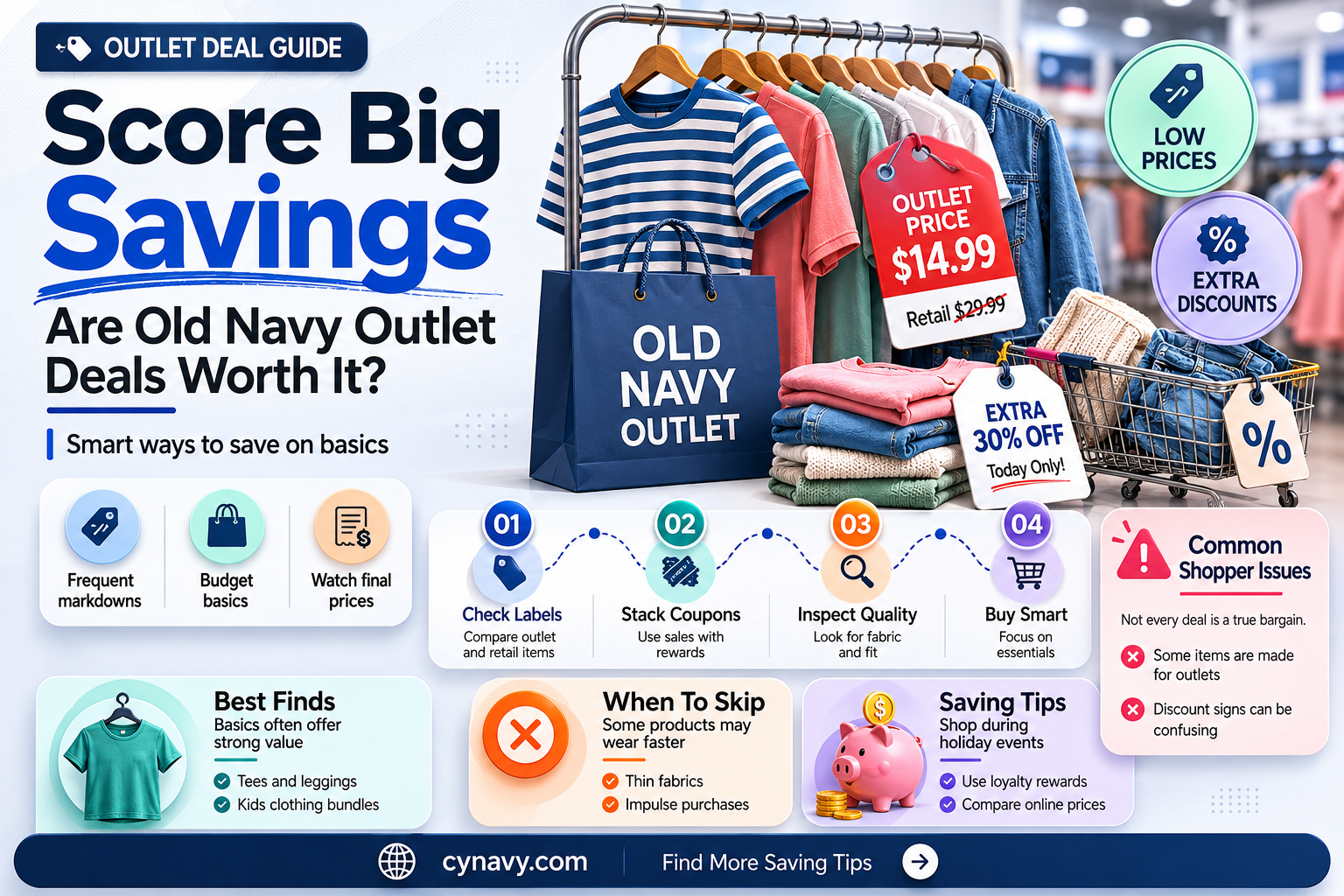 can you get good deals at old navy outlet