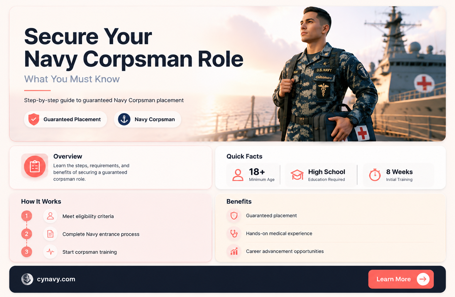can i get guaranteed corpsman in navy