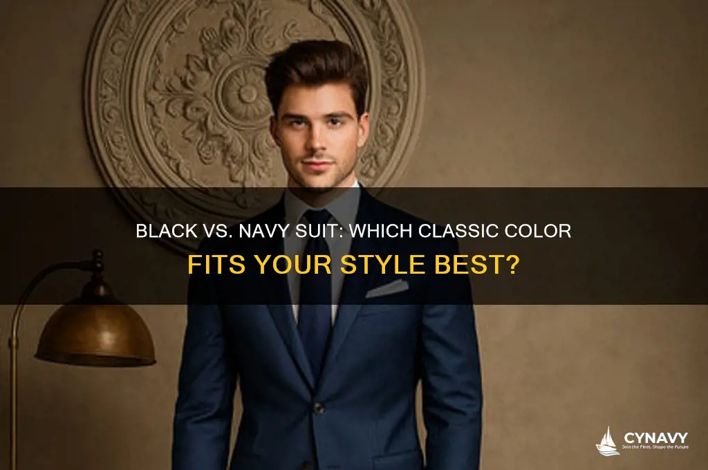 should i get a black or navy suit
