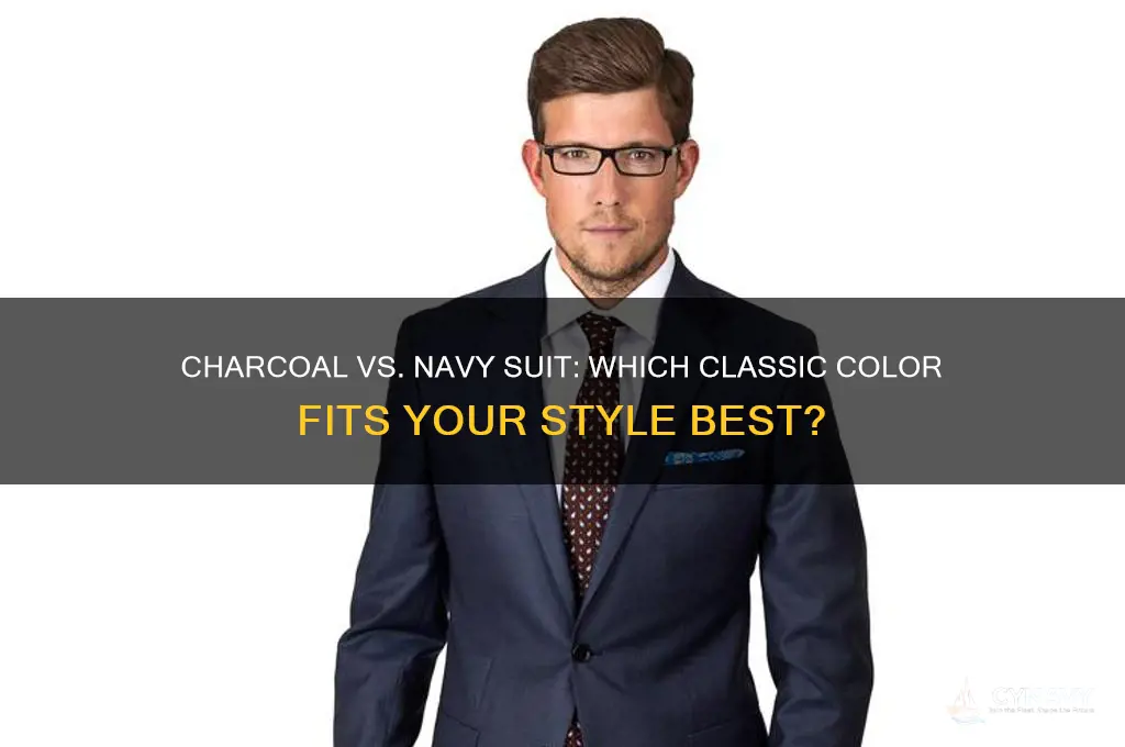 should i get a charcoal or navy suit