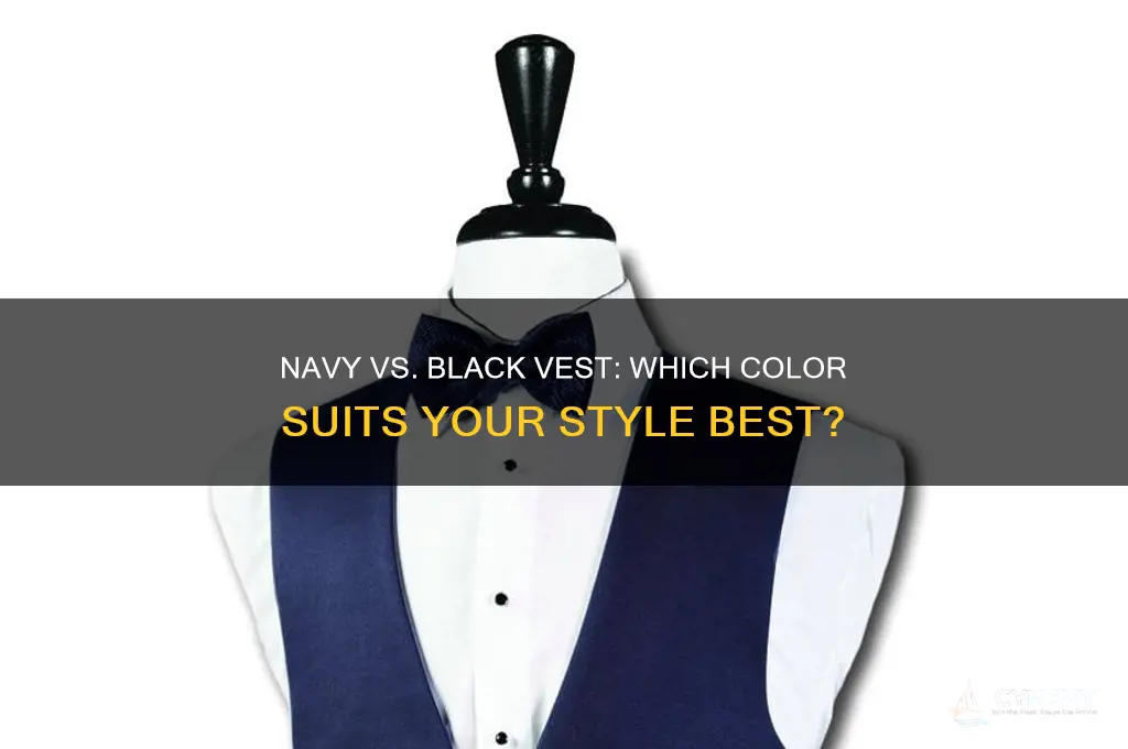 should i get a navy or black vest