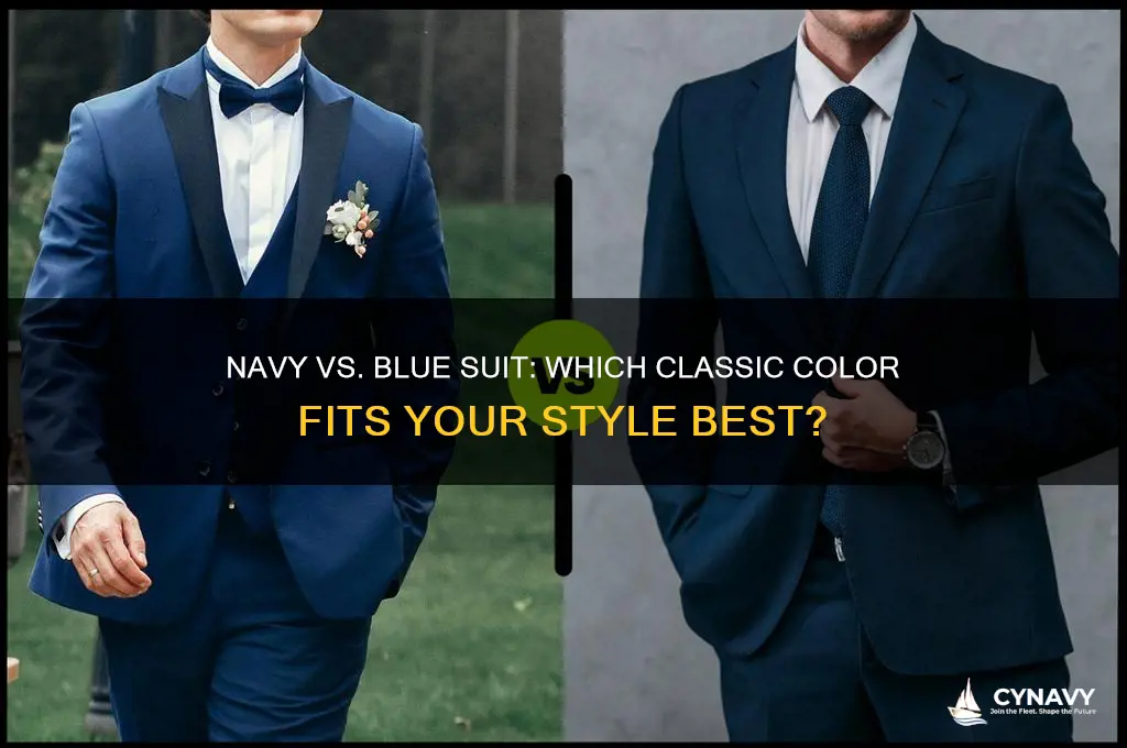 should i get a navy or blue suit