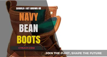 Brown vs. Navy Bean Boots: Which Classic Style Suits You Best?