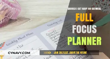Navy vs. Oatmeal Full Focus Planner: Which Color Boosts Productivity?