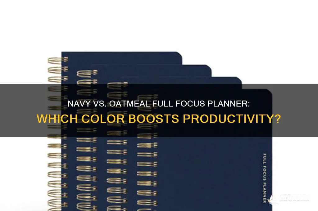 should i get navy or oatmeal full focus planner