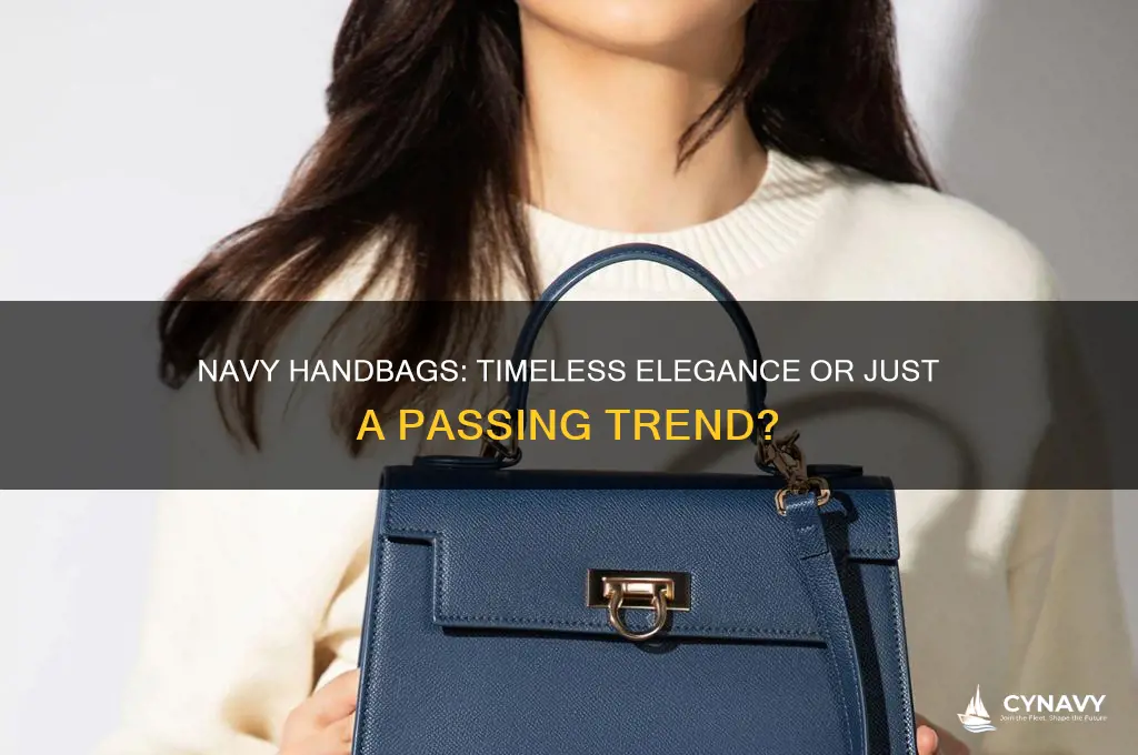 should you get a navy handbag