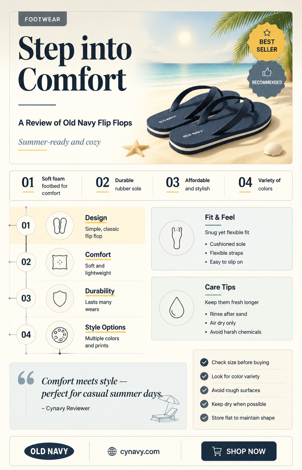 are old navy flip flops comfortable