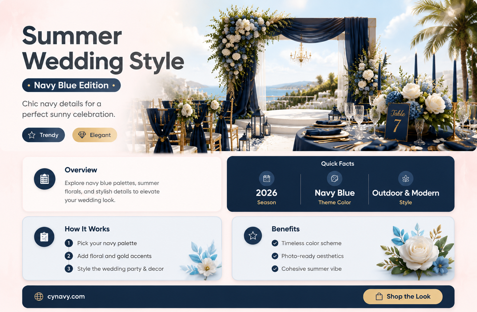 can i wear navy blue to a summer wedding