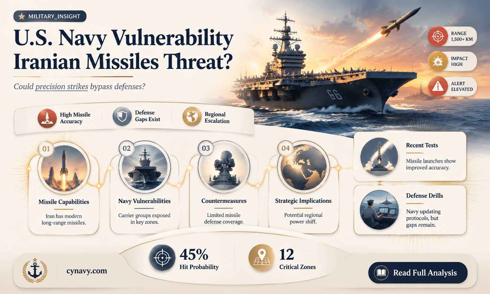 are the american navy fleet sitting ducks for iranian missiles