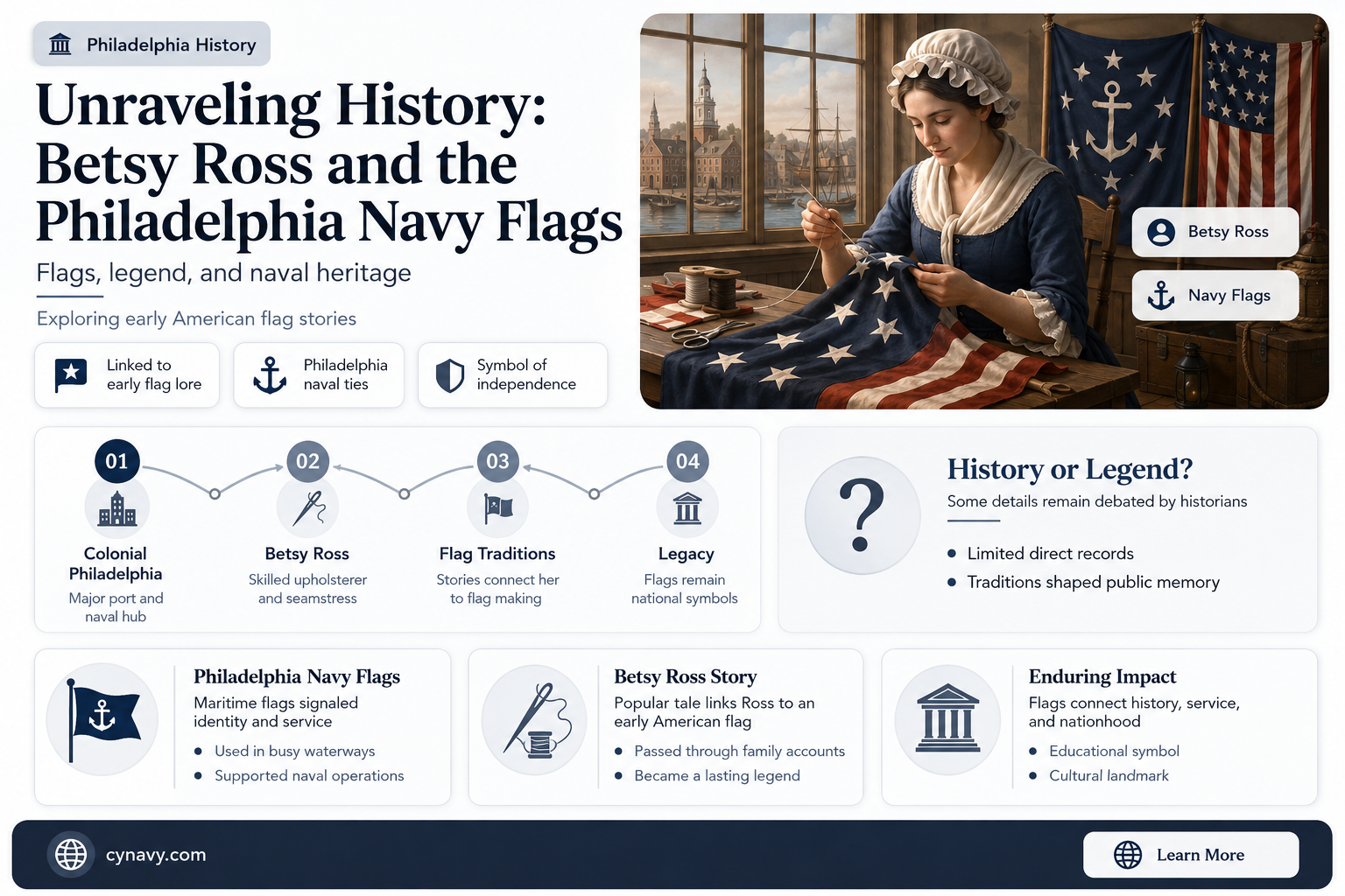 did betsy ross sew flags for the philadelphia navy